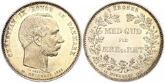 2 kroner (25 Aniversario del Reino)