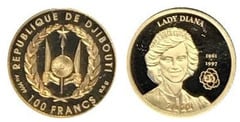 100 francs (Lady Diana)
