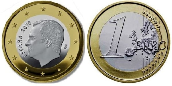 Moneda 1 euro 2015-2024 de España ✓ Valor actualizado