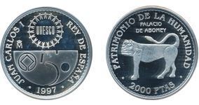 2.000 pesetas (UNESCO-Palacio de Abomey)