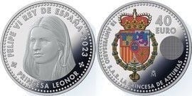 40 euro (18 Aniversario del Nacimiento de la Princesa Leonor)