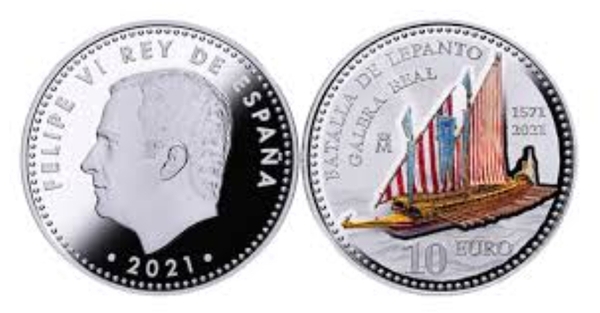 10 euro (Batalla de Lepanto)