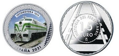 1 1/2 euros (Locomotora 1615)