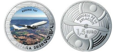 1,5 euro (Boeing 747)