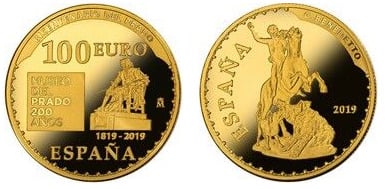 100 euro (Bicentenario del Museo del Prado)