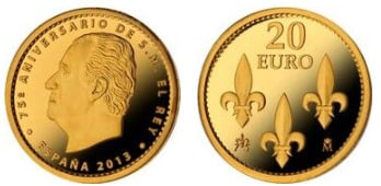 20 euro (75 cumpleaños de Juan Carlos I)