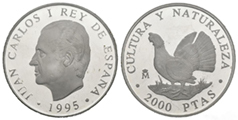 2.000 pesetas  (Cultura y Naturaleza - Urogallo)