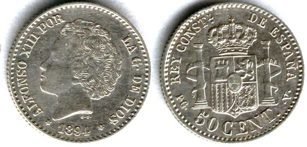 50 céntimos (Alfonso XIII)