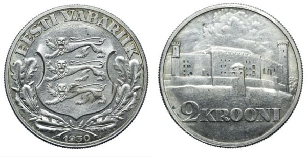 2 krooni (Castillo de Tallin)