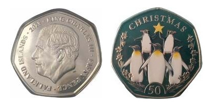 50 pence (Navidad 2023-Color)