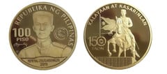 100 piso (150 aniversario del nacimiento de Emilio Aguinaldo)