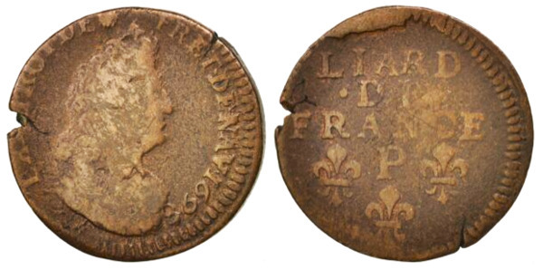 1 liard (Luis XIV)