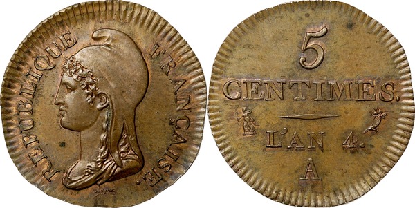 5 centimes (I República)