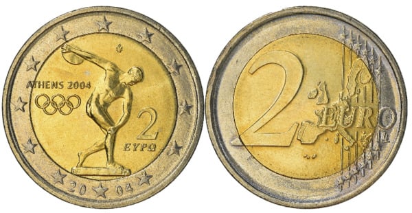 2 euro (Juegos Olímpicos de Atenas 2004)