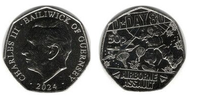 50 pence (Día D - Asalto Aerotransportado)