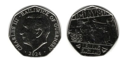 50 pence (Día D - Salida de Inglaterra)