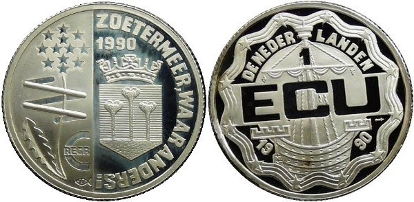 1 ecu (Ciudad de Zoetermeer en Holanda Meridional)