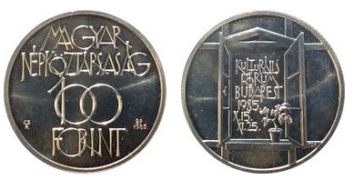 100 forint (Foro Cultural de Budapest)