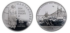 15000 forint (125 aniversario del nacimiento de Sára Salkaházi)