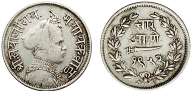 4 annas (Baroda)