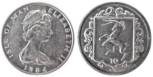 10 pence (Quincentenario del Colegio de Armas)