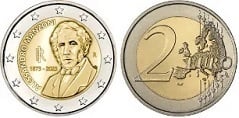 2 euro (150 Aniversario de la Muerte de Alessandro Manzoni)