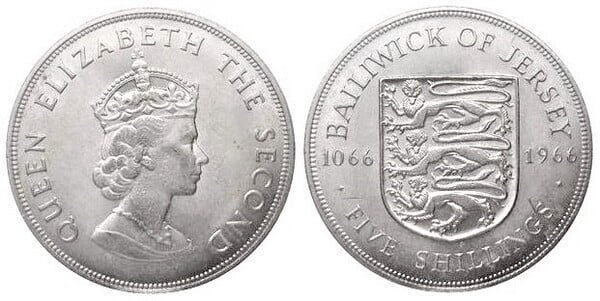 5 shillings  (900 Aniversario de la Batalla de Hastings)