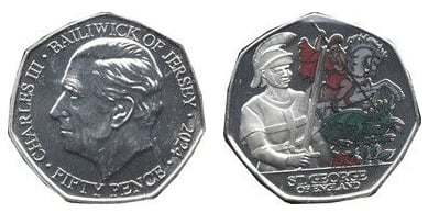 50 pence (San Jorge)