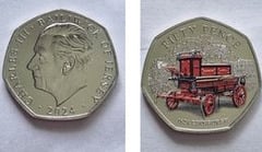 50 pence (Brigada de Bomberos - Edinburgh)