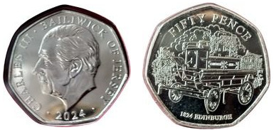 50 pence (Brigada de Bomberos - Edinburgh)