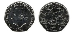 50 pence ( Día D-Avance de tanque)