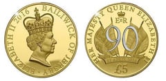 5 pounds (90 cumpleaños de la Reina Isabel II)