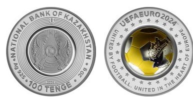 100 tenge (EURO 2024 Alemania)