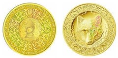 10 tenge (Oro KÓKBÓRI - Acuñación de inversión)