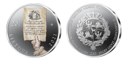 20 euro (230 aniversario de la Constitución del 3 de mayo)