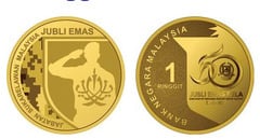 1 ringgit (50 aniversario del Departamento del Cuerpo de Voluntarios de Malasia-RELA)