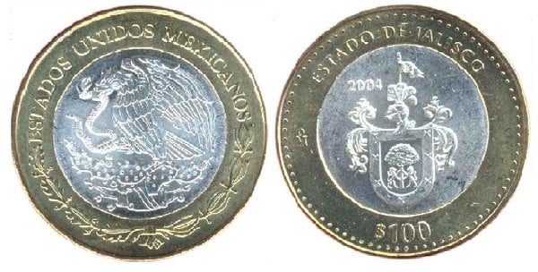 100 pesos (Estado de Jalisco)