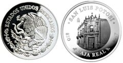 10 pesos (Estado de San Luis Potosí-Caja Real)