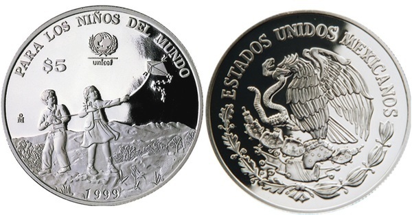 5 pesos (Unicef para los Niños del Mundo)