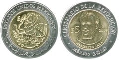 5 pesos (Centenario de la Revolución-Heriberto Jara)