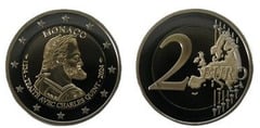 2 euro (500 aniversario del Principado de Mónaco - Carlos V)