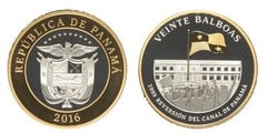 20 balboas (1999 Reversión del Canal de Panamá)