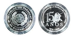 1 guaraní (150 aniversario de la batalla de Cerro Corá)