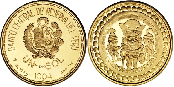 1 nuevo sol (Señor de Sipán)