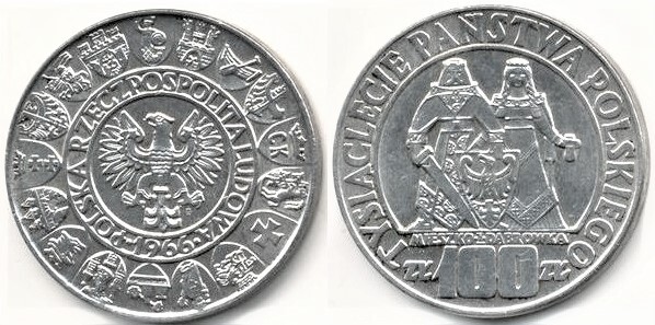 100 zlotych (Milenio Polaco)