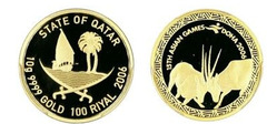 100 riyals (Juegos Asiáticos 2006-Arabian Oryx)