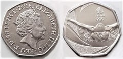 50 pence (Equipo Olímpico GB)