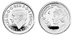 5 pence (1/4 oz Britannia Plata)