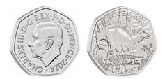 50 pence (Stegosaurus)