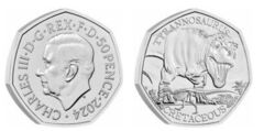 50 pence (Tyrannosaurus)